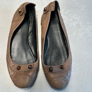 Balenciaga Tan Flats sz39